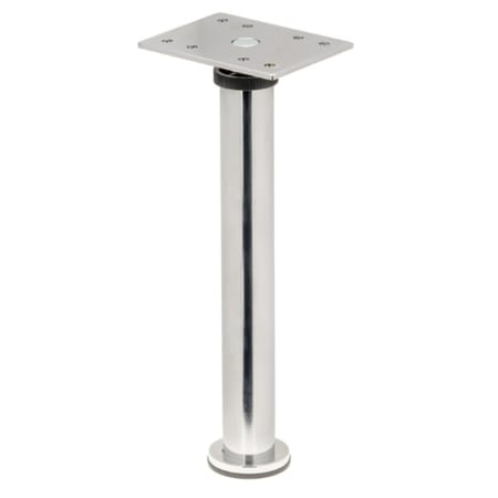 Richelieu BORSA 2" Tall Round Metal Furniture Leg with Adjustable Height Chrome