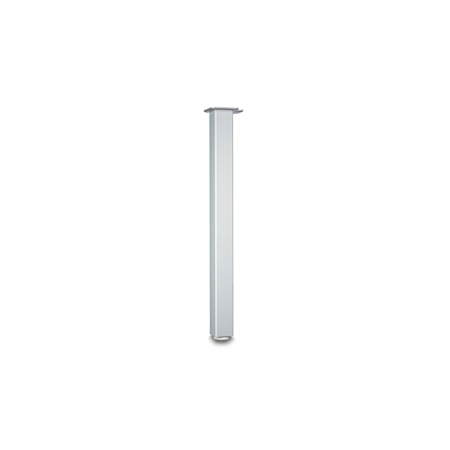 Richelieu 28 Inch Tall Metal Table Leg with 3/8 Inch Adjustable Height (Package of 4) Aluminum