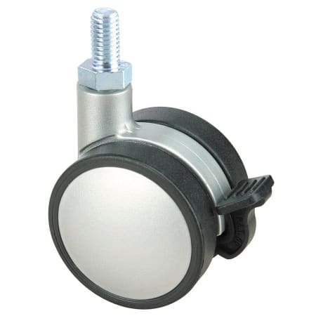 Richelieu Contemporary Series 2" Diameter 110 lbs Max Weight Caster with Brake Black / Silver