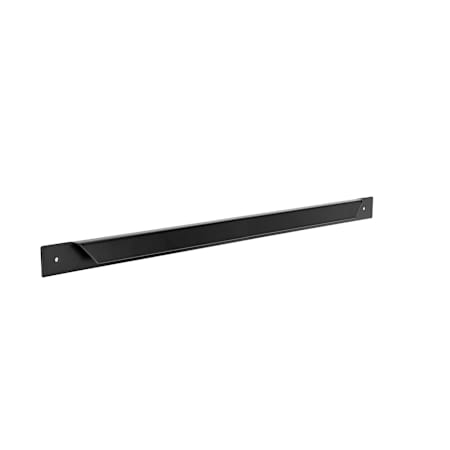 Richelieu 21-1/4 Inch Center to Center Finger Cabinet Pull Matte Black