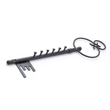 Richelieu 16-7/8 Inch Key Hook Rack with 6 Hooks Black