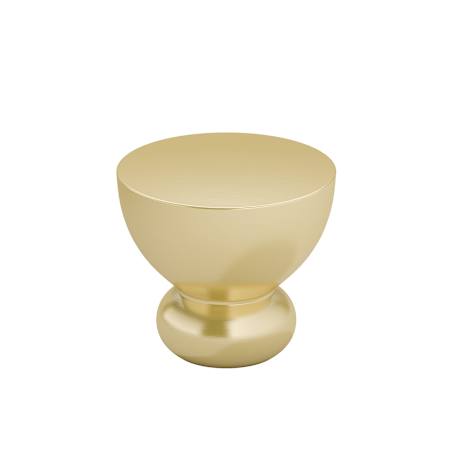 Richelieu 1-1/4 Inch Mushroom Cabinet Knob Brushed Gold