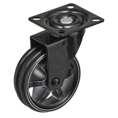 Richelieu 130lb Max Weight Swivel Caster Rustic Iron