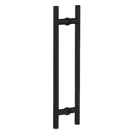 Richelieu 12" Center to Center Back to Back Door Pull Set Matte Black