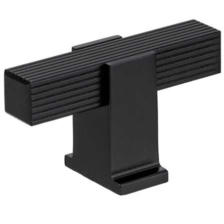 Richelieu Sophia Square 2-3/8 Inch Fluted Bar Cabinet Knob Black