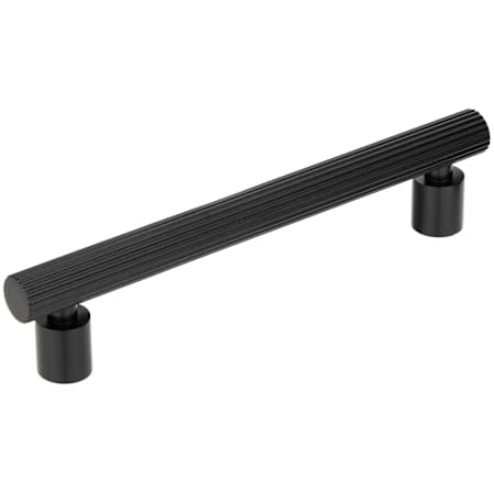 Richelieu Sophia Round 5-1/16 Inch Center to Center Fluted Bar Cabinet Pull Black