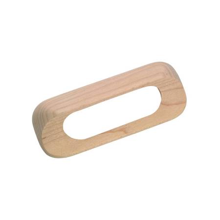 Richelieu 3-3/4 Inch Center to Center Cup Cabinet Pull from the Expression Collection Unfinished Maple
