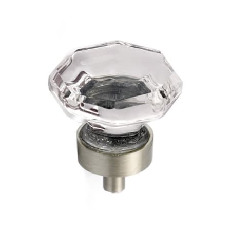 Richelieu Expression 1-1/4 Inch Geometric Cabinet Knob Brushed Nickel