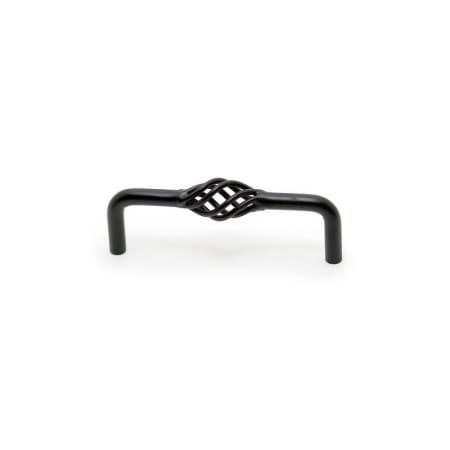 Richelieu 3-15/16 Inch Center to Center Birdcage Cabinet Pull from the Expression Collection Matte Black
