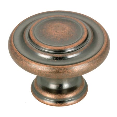 Richelieu 1-3/8 Inch Mushroom Cabinet Knob Antique Copper