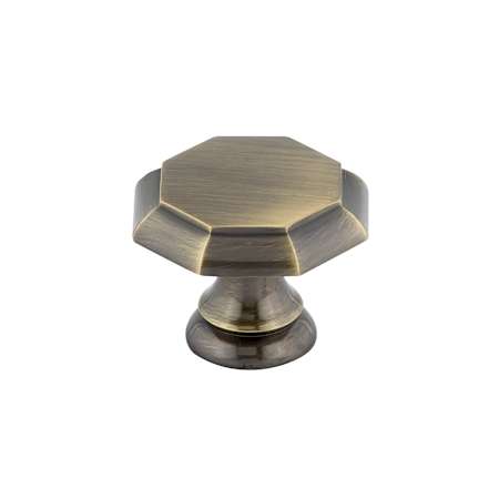 Richelieu 1-3/16 Inch Geometric Cabinet Knob Antique English