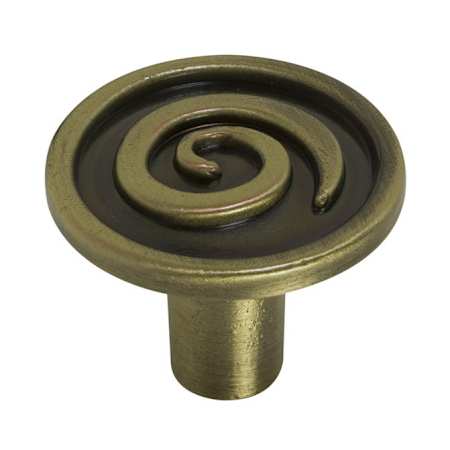 Richelieu 1 Inch Mushroom Cabinet Knob Antique English