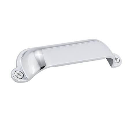 Richelieu 3-1/2 Inch Center to Center Cup Cabinet Pull Chrome