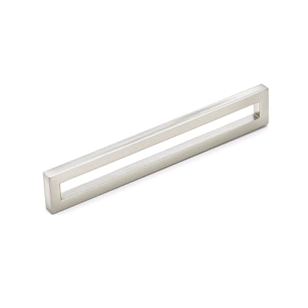Richelieu 6-5/16 Inch Center to Center Rectangular Cabinet Pull Brushed Nickel