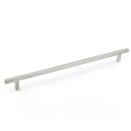 Richelieu 12-5/8 Inch Center to Center Bar Cabinet Pull from the Expression Collection Stainless Steel