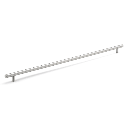 Richelieu 25-1/8 Inch Center to Center Bar Cabinet Pull Stainless Steel