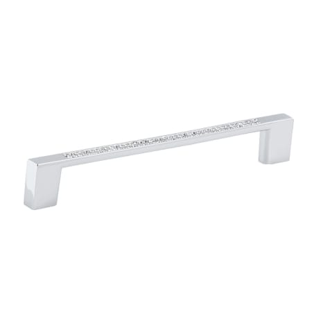 Richelieu 5-1/16 Inch Center to Center Handle Cabinet Pull Chrome / Crystal