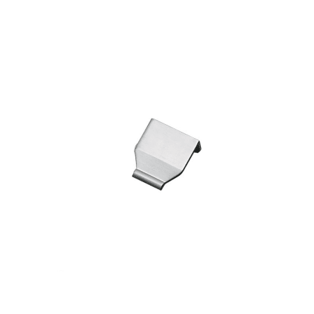 Richelieu 5/8 Inch Center to Center Finger Cabinet Pull from the Expression Collection Brushed Nickel