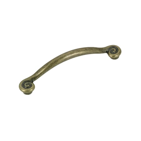 Richelieu 5 Inch Center to Center Handle Cabinet Pull from the Expression Collection Burnished Brass