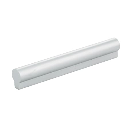 Richelieu 3-3/4 Inch Center to Center Finger Cabinet Pull Aluminum