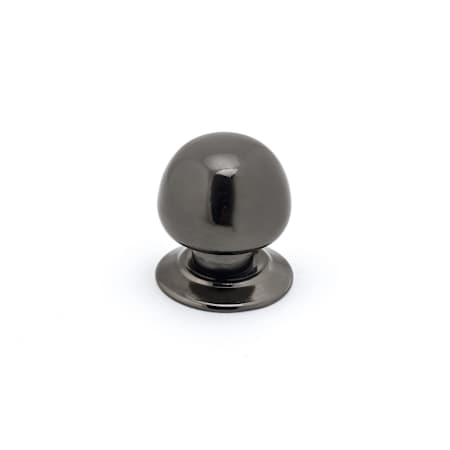 Richelieu 1-5/16 Inch Mushroom Cabinet Knob Black Nickel