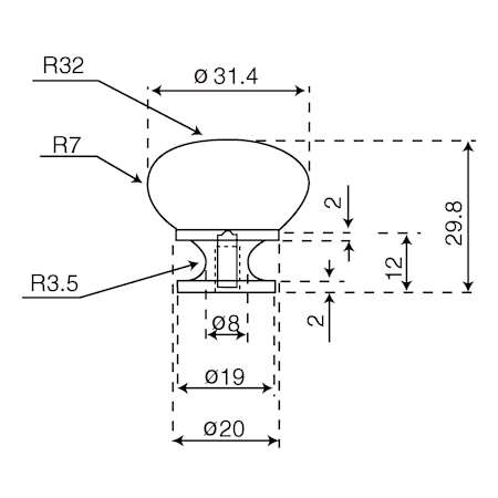 Richelieu-BP4923-Diameter Line Art