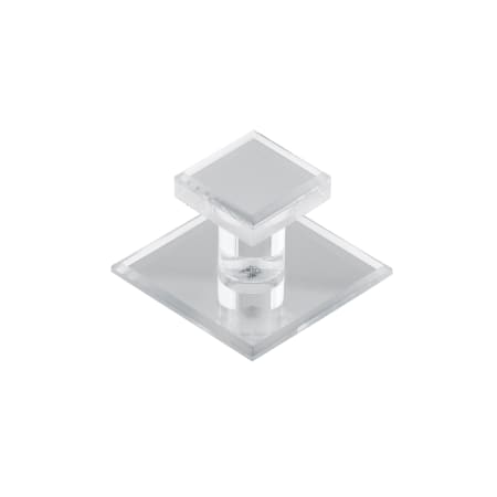 Richelieu 1-3/4 Inch Square Cabinet Knob Clear