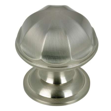 Richelieu Expression 1-1/8 Inch Mushroom Cabinet Knob Brushed Nickel