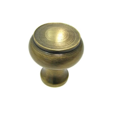 Richelieu Expression 1-3/16 Inch Mushroom Cabinet Knob Antique English