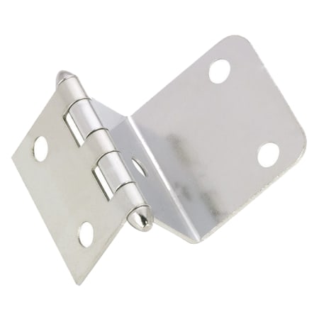 Richelieu Tradition Full Inset Wrap Around Cabinet Door Hinge - Pair Chrome