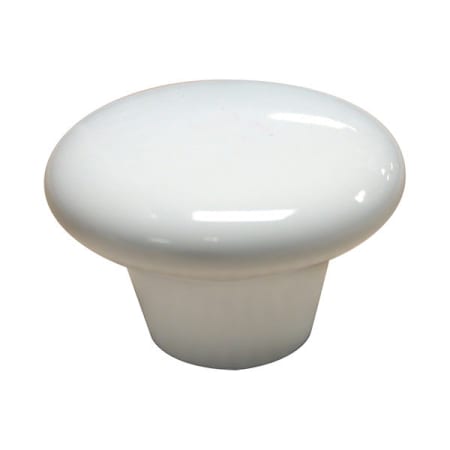 Richelieu 1-1/2 Inch Diameter Mushroom Cabinet Knob From the Expression Collection White
