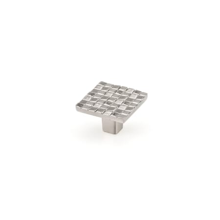 Richelieu 1-1/4 Inch Square Cabinet Knob Brushed Nickel