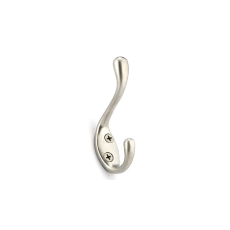 Richelieu 3-1/2 Inch Double Metal Coat Hook Matte Nickel