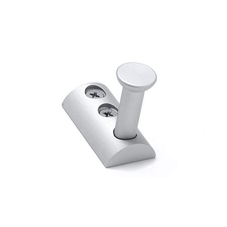Richelieu 1-9/16 Inch Single Aluminum Coat Hook Aluminum