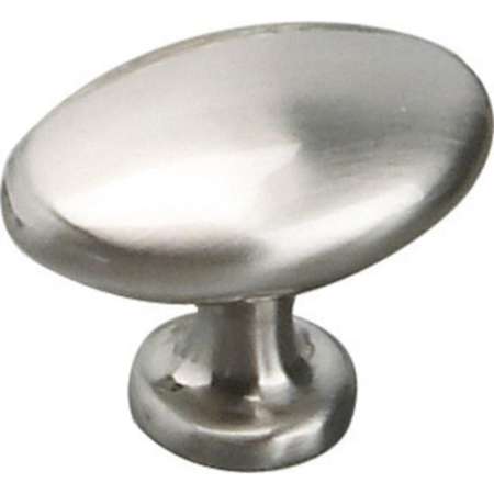 Richelieu 1-3/8 Inch Oval Cabinet Knob Brushed Nickel