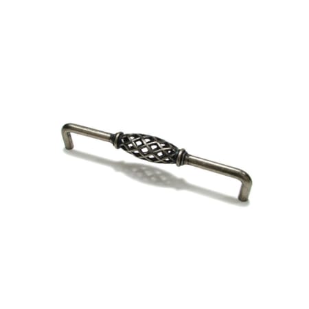 Richelieu 6-5/16 Inch Center to Center Birdcage Cabinet Pull from the Expression Collection Natural Iron