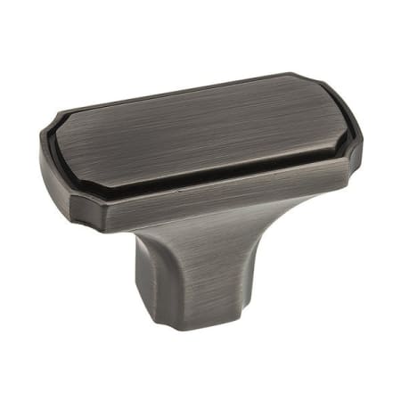 Richelieu Expression 1-11/16 Inch Rectangular Cabinet Knob Antique Nickel