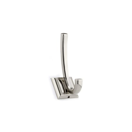 Richelieu 4-7/8 Inch Double Metal Coat Hook Nickel