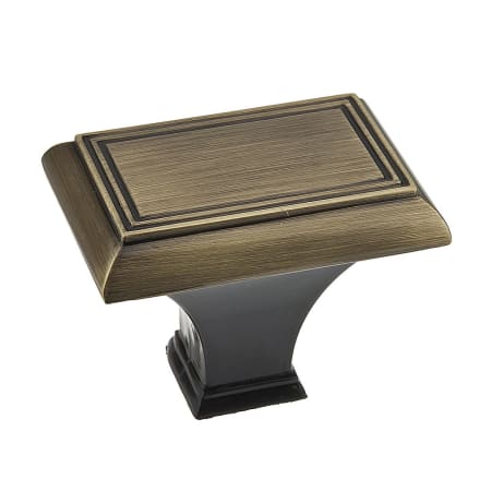Richelieu Expression 1-11/16 Inch Rectangular Cabinet Knob Antique English