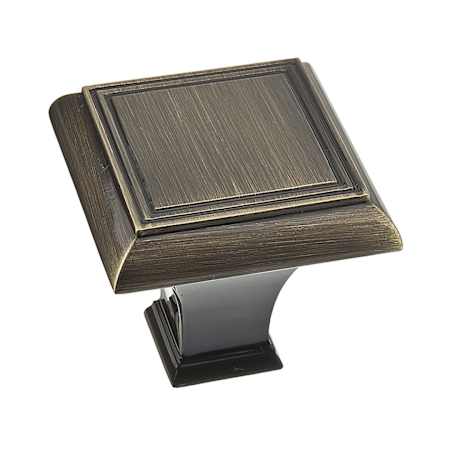Richelieu Expression 1-3/8 Inch Square Cabinet Knob Antique English