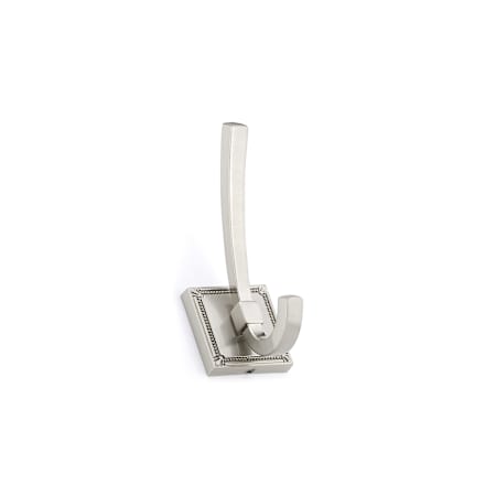 Richelieu 4-13/16 Inch Double Metal Coat Hook Brushed Nickel