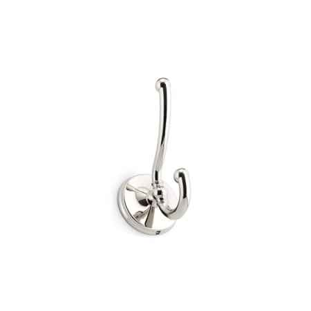 Richelieu 4-3/8 Inch Double Metal Coat Hook Nickel