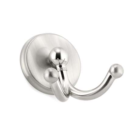 Richelieu 2-3/4 Inch Double Metal Coat Hook Brushed Nickel