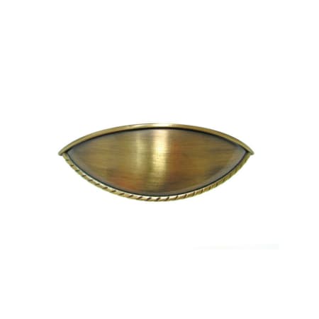 Richelieu 3-3/4 Inch Center to Center Cup Cabinet Pull from the Expression Collection Antique English