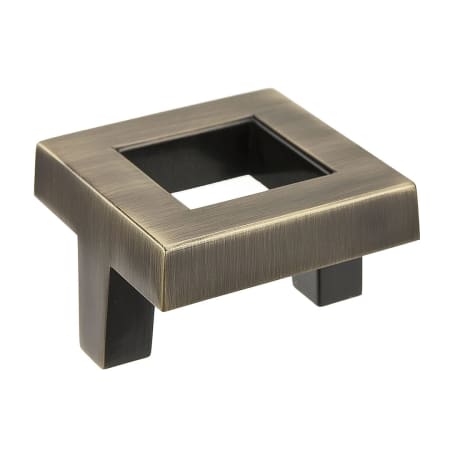 Richelieu 1-5/8 Inch Square Cabinet Knob Antique English
