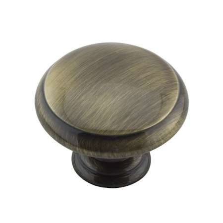 Richelieu Expression 1-3/16 Inch Mushroom Cabinet Knob Antique English