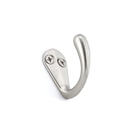 Richelieu 1-1/2 Inch Single Metal Coat Hook (Package of 8) Satin Nickel