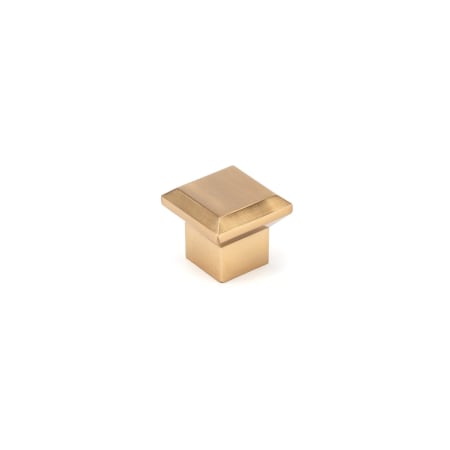 Richelieu 1-5/16 Inch Square Cabinet Knob Aurum Brushed Gold