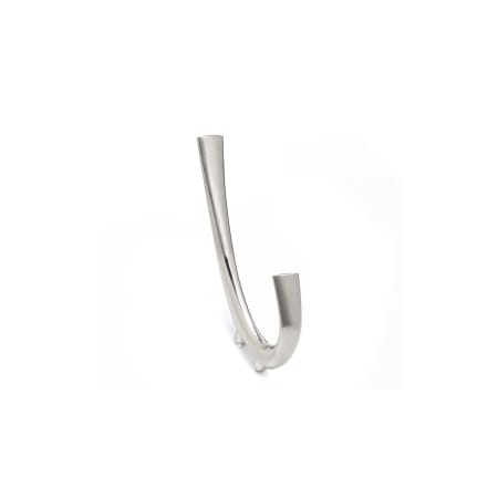 Richelieu 5-1/4 Inch Double Metal Coat Hook Brushed Nickel