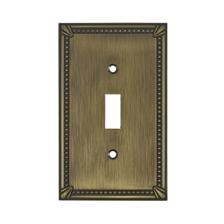Richelieu Single Traditional Toggle Switch Plate from the Decora Collection Antique English